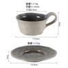 Kiln Transmutation Ceramic Coffee Cups and Plates Flower Tea Cup Office Afternoon Tea Mug Breakfast Cup Dessert Dish Water Cups