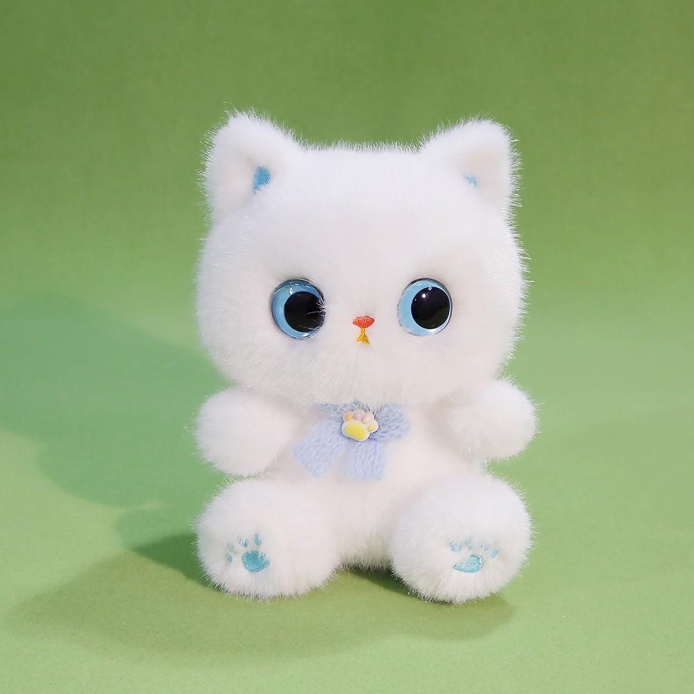 Stuffed Animals Black Cat Plush Toy Kawaii Cat Table Doll Creative Siamese Cat Doll  Kids Gifts