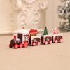 Christmas Wooden Train Ornaments Ornaments House
