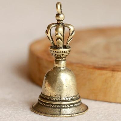 Přívěsek na vánoční stromeček Mosaz Ruční práce Kouzelný zvonek Větrný zvonek Tibetský bronzový zvonek