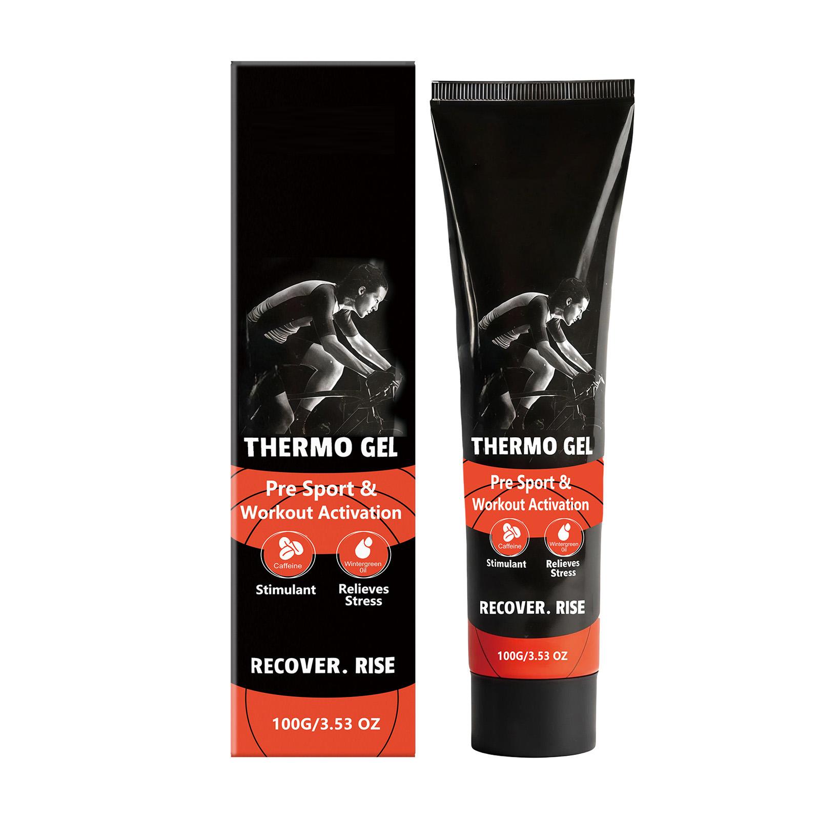 

Thermo Gel Pre Sport and Workout Activation Gel for Muscle Stimulation and Stress Relief 100g Tube Suitable for Physical Exercise Recovery One Size