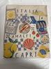T-shirt Grafica Capri Italia Retro Divertente Camicia Vacanza Frutti di Mare Manica Corta Girocollo Top Casual Abbigliamento Donna Oversize