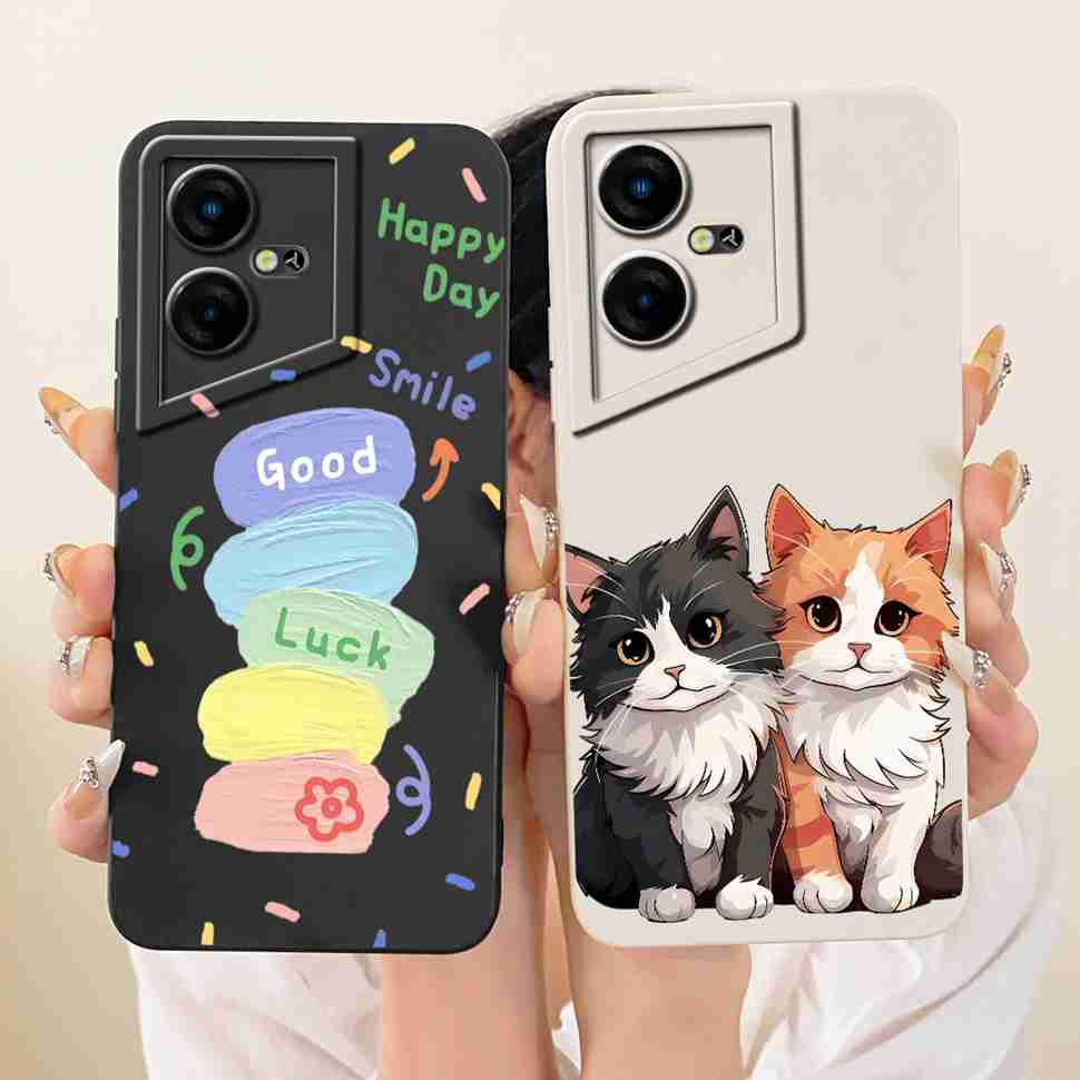 For Tecno Pova Neo 3 Case BOOk Sunflower Soft Silicone Back Cover For Tecno PovaNeo3 Neo3 LH6n Protective Shell Capa