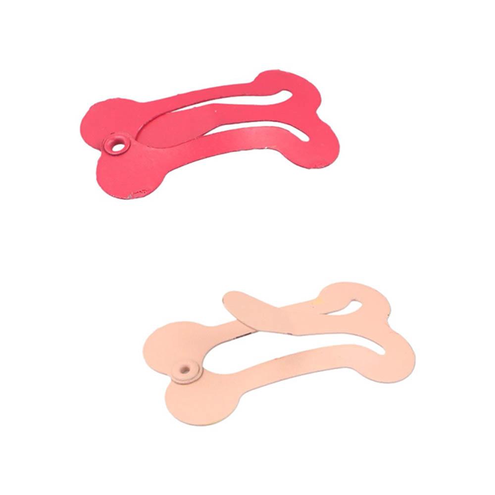 Portable Candy Color Decorative Bone Shape Puppy Hairpin Dog Hairpin Cat Hair Clips Dog Hair Accessories