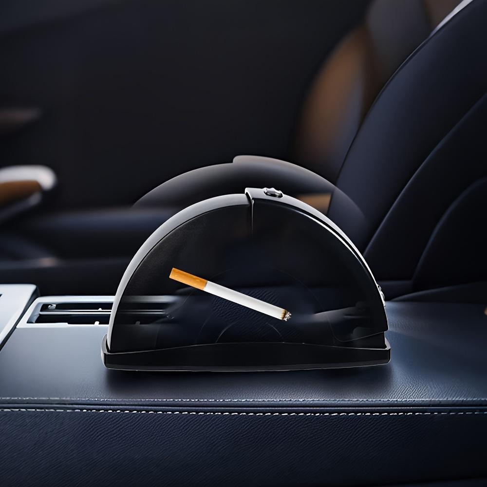 Car Ashtray Convenient Ash Storage with A Key To Open The Lid To Prevent Ash Flying Car Supplies Ashtray