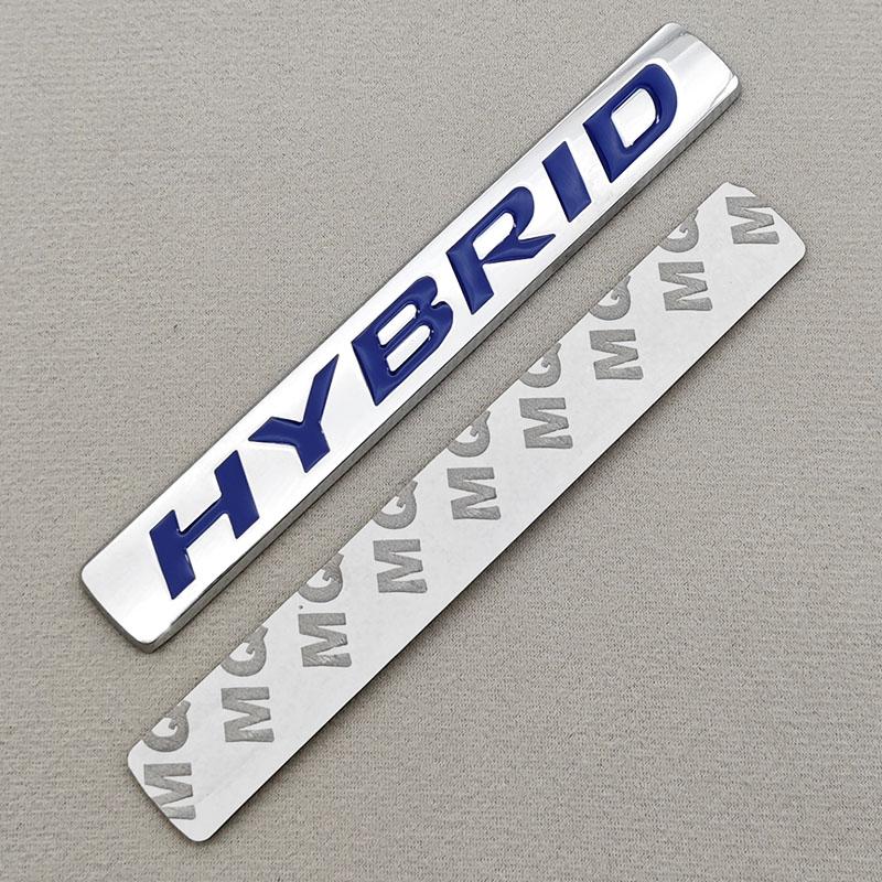 3D Metal Car Sticker Logo HYBRID Fender Side Rear Trunk Badge Emblem For Toyota RAV4 Prius Camry Accord Sienna Auto Accessories