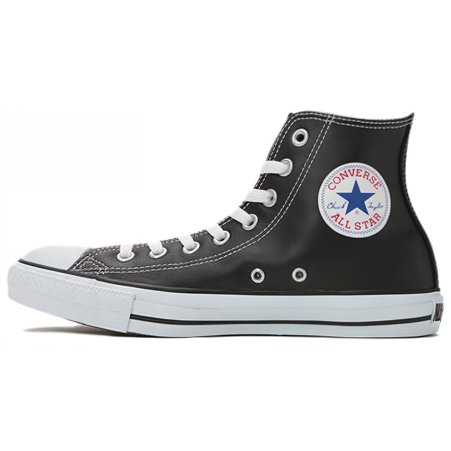 

Converse All Star Leather Hi Fashion Slip Resistant Durable High Top Skate Shoes Unisex Sneakers Black 32044991 37