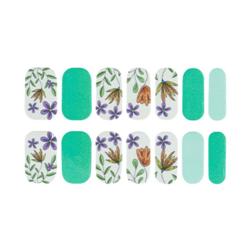 ZA Skin Brightening Waterproof No-Cure Full Cover Gel Nail Wraps, Luxury Minimalist Nail Stickers, Nail Patch Films