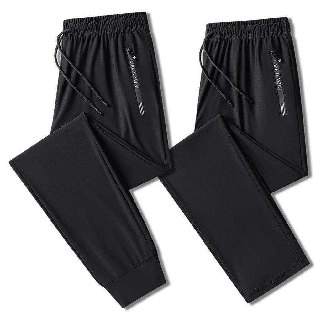 Men's Casual Pants, Sports Pants, Straight Leg Leg Leg Tied Pants, Men's Sanitary Pants, Loose Pants