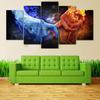 5 Panel  Canvas Wall Art For Bedroom Office Interior Decor