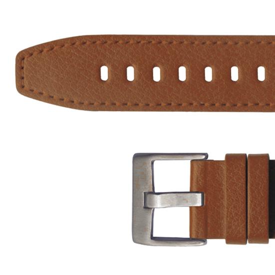 Watch Band Soft Replacement 22mm Faux Leather Watchband Strap Bracelet for Huawei GT/GT2