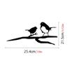 Metal Bird Stake Outdoor Garden Bird Statue Decorative Metal Animal Silhouettes for Tree Garden Decorative Bird Ornament