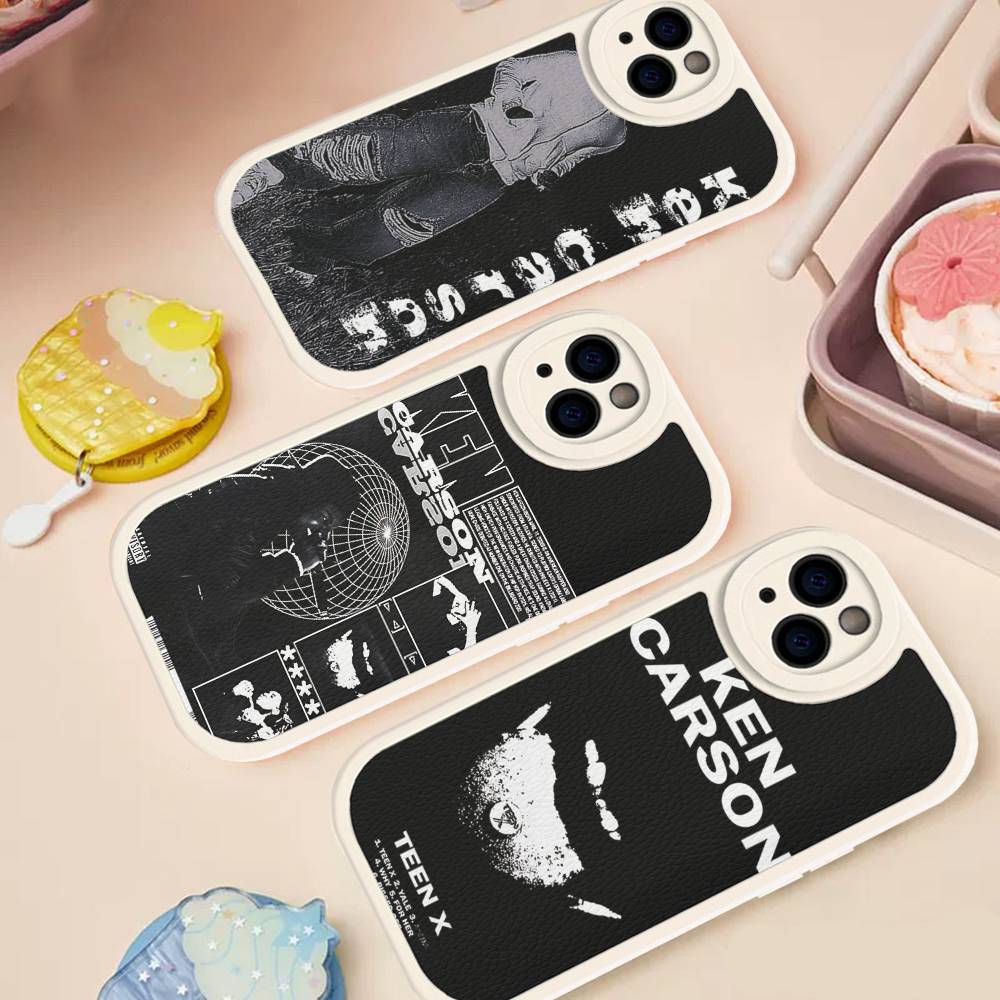 Pop Singer K-Ken Carson Phone Case For IPhone 16 15 14 13 12 11 Pro Max Plus Leather Shockproof Cover