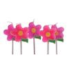 Flowers Birthday Pick Candles (Pack of 5)