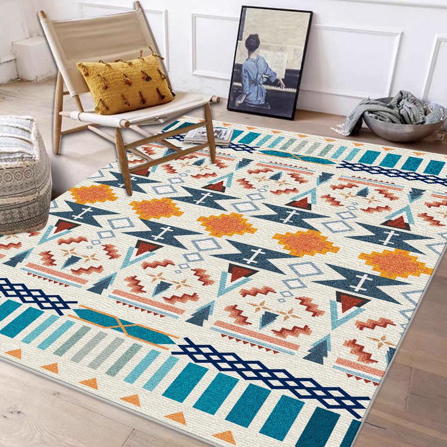 Moroccan Style Carpet for Living Room, Bedroom, Coffee Table, or Bedside Tatami Mat
