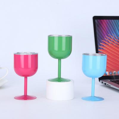 4 Oz Stainless Steel Goblet Compact Thermal Goblet with Straw And Lid Multi-purpose Wine Goblet for Cocktails Coffee