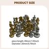 32Pcs Chess Pieces Game Pawns Accessories with 1.93 inch King for Kids Adults Replacement