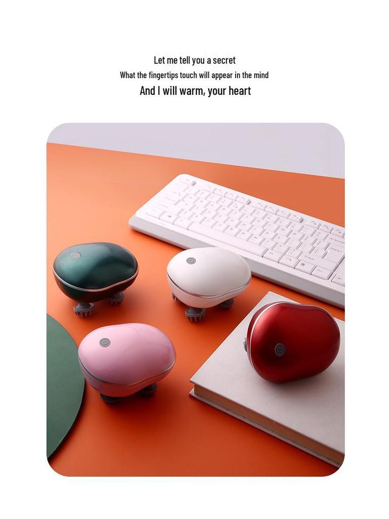 Akıllı Mini Elektrikli Su Geçirmez Baş Masaj Aleti: Kablosuz Fizyoterapi Yoğurma ve Kaşıntı Kazıyıcı