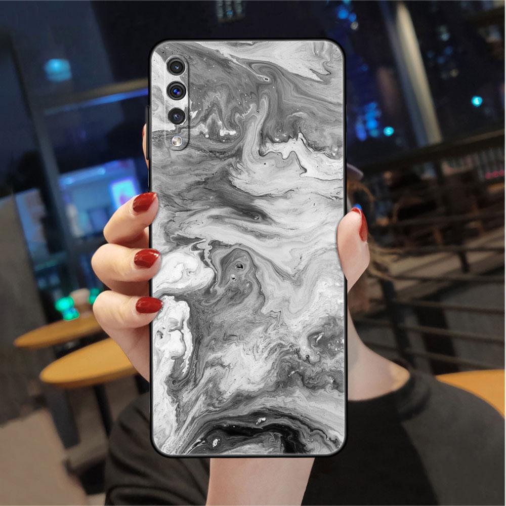 

Чехол для Samsung Galaxy A50 A70 A30 A20s A20e A10 A40 A10s A10e M52 M51 M31 M30s M21 M13 5G черный чехол для телефона гранит мрамор Samsung F42 5G