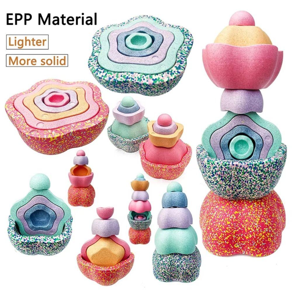 Five-pointed Star Steeping Stone Balance Game River Stones Balance Stepping Stones  Children's