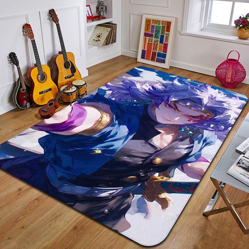 D-demons Layer Printed Carpet Fashion Yoga Mat Bedroom Decorative Carpet Living Room Bathroom Decorative Floor MAt Birthday Gift