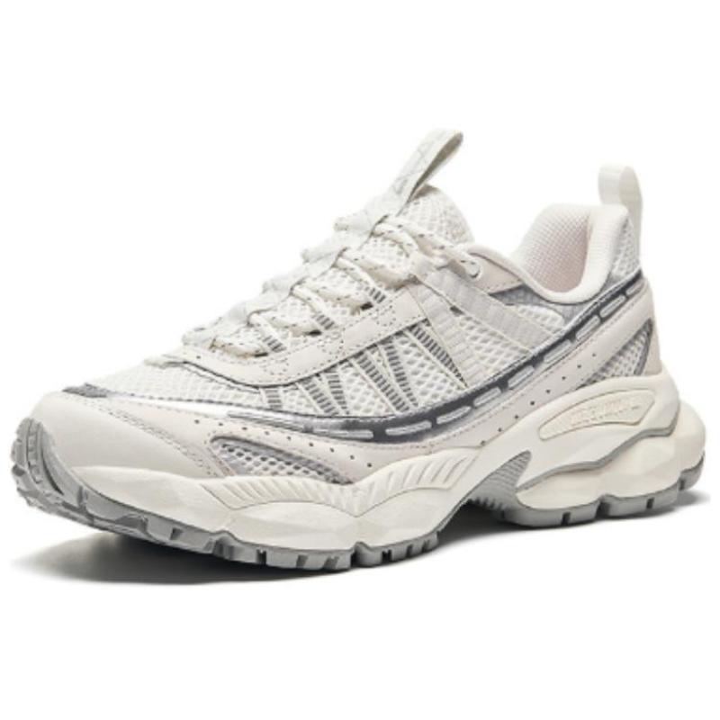 Anta Shock Absorbers With Slip Resistant And Abrasion Resistant Properties Low Top Casual Shoes Women's White Sneakers