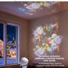 **Luz de Projeção LED de Natal Múltiplos Padrões Coloridos Giratórios Decoração Ambiente de Halloween**