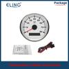 ELING 85mm Newest 3K 4K 6K 7K 8K RPM Tacho Tachometer Gauge REV Counter with Hour Meter Red Backlight for Ship Truck 12V 24V