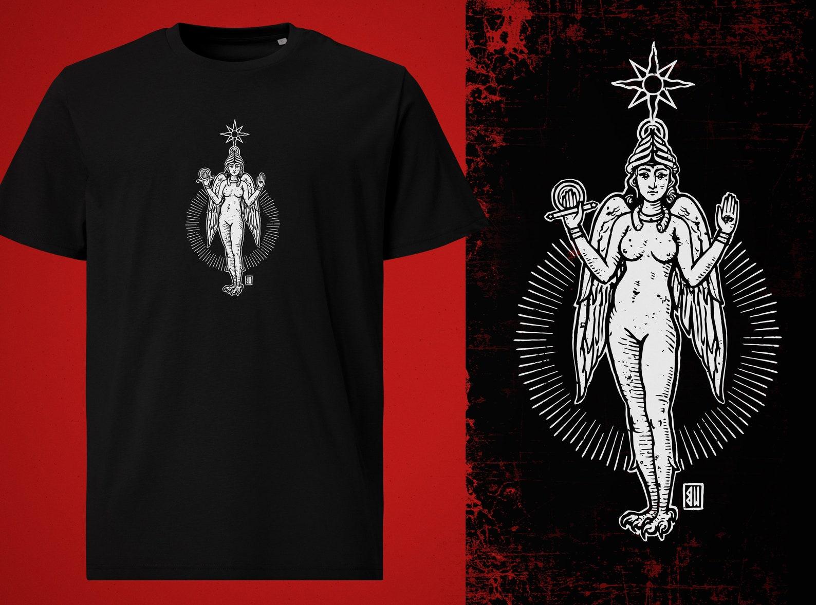 Ishtar T-Shirt (white print) M