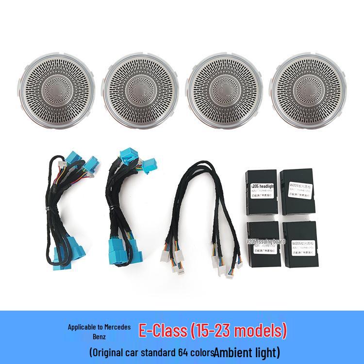 Mercedes-Benz Ambient Light Upgrade for C-Class, GLC-Class, E-Class - Luminous Speaker Cover.