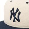 New Era 59FIFTY MLB NY Size 7 5950 OATMEAL NEYYAN OAT NER36C1460 Two-Tone Oatmeal/Navy Cap, 3/4, IND, 14388837,