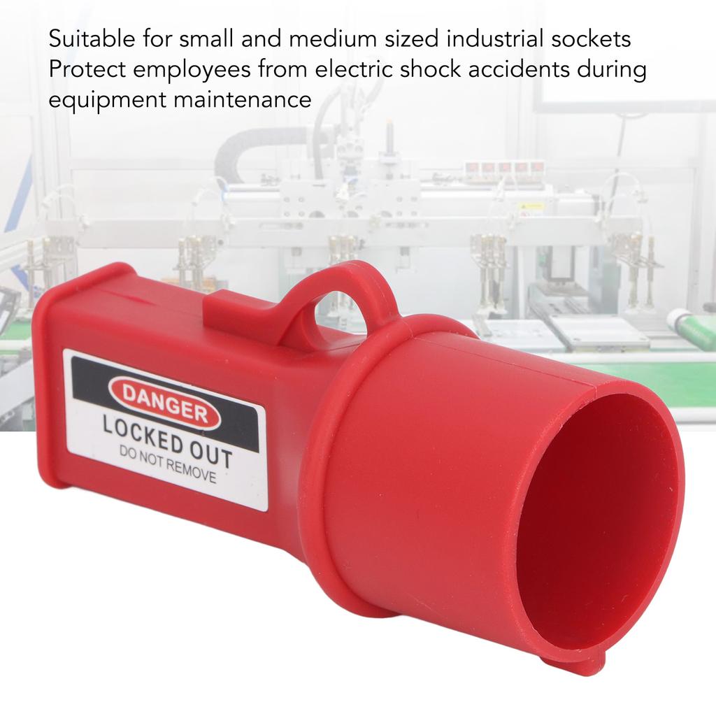Dispositivo de Bloqueio de Tomada Industrial Isolamento de Energia Elétrica Kit de Bloqueio e Etiquetagem à Prova d'Água Seguro ID de 40mm