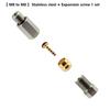 1pc/1set Copper Sleeve Tubing Accessories Screws Part 6 Styles Oil Needle New M8 Conversion Screws