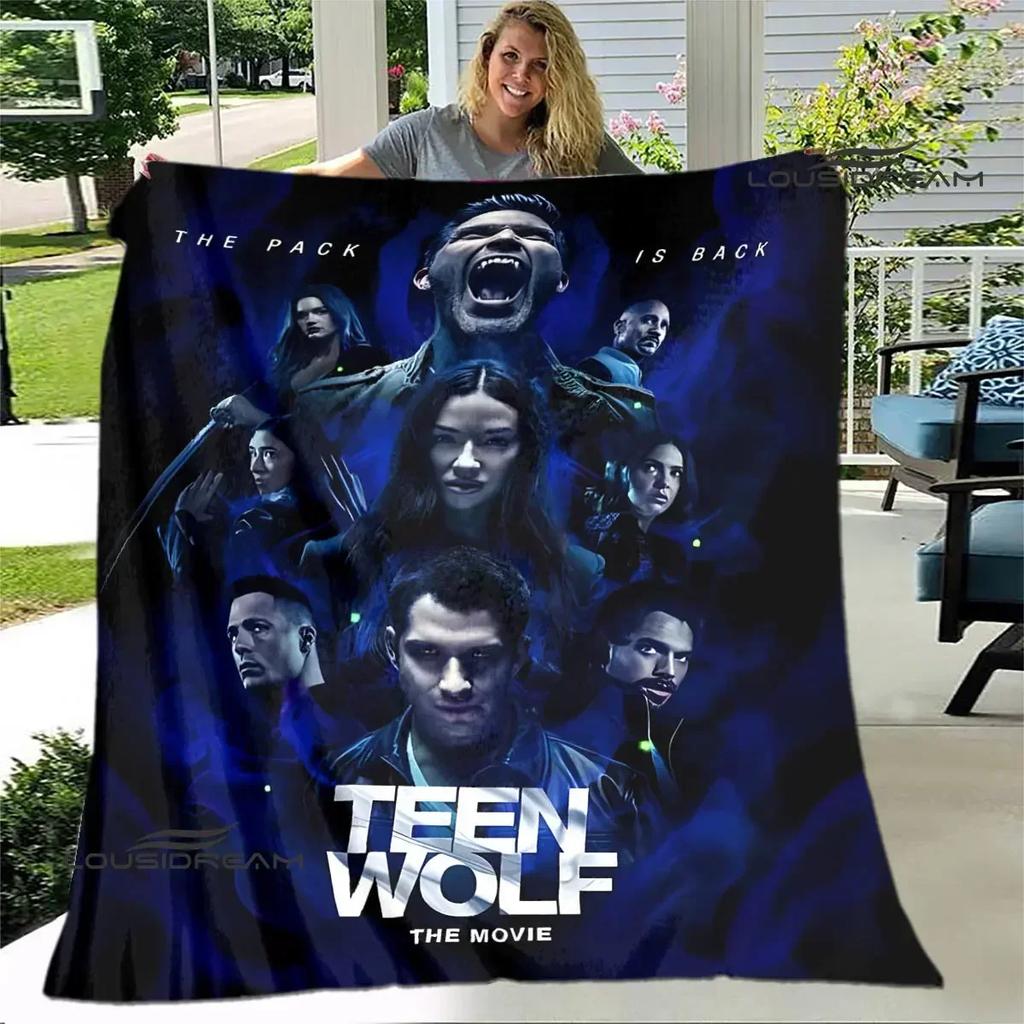Film Teen Wolf Druckdecke warme Decke Flanschdecke weiche und bequeme Decke Haus Reise Decke Geburtstagsgeschenk