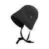 Ribbon Women Striped Fisherman Hat Wide Brim Foldable Summer Sun Hat Sun Protection Solid Color Sunshade Hat