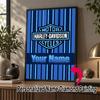 Custom Name Harley-Davidson 5D Diamond Painting Personalized Full Drill Diamond Art Kit Gift