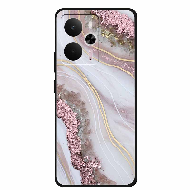 For Realme 14 Case Soft TPU Black Silicone Cover for Realme 14 5G Global RMX5070Soft Case Shockproof Cover RMX5070 Oppo Realme14