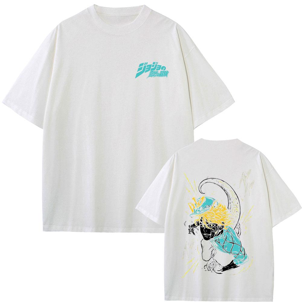 Hot Sale Anime Jojo Bizarre Adventure Tshirt Cartoon Diego Brando Graphic T Shirt Summer Unisex Women Unisexga Fashion Trend Tshirts