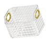 Desk Storage ABS Small Organizer Bin PET Multipurpose Fridge Organizer Bin Stackable Luxurious Cabinet Storage Bin Bathroom