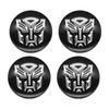 4PCS 56MM 60MM Autobot Emblem Uiversal Car Wheel Center Hub Cap Rim Cover Sticker