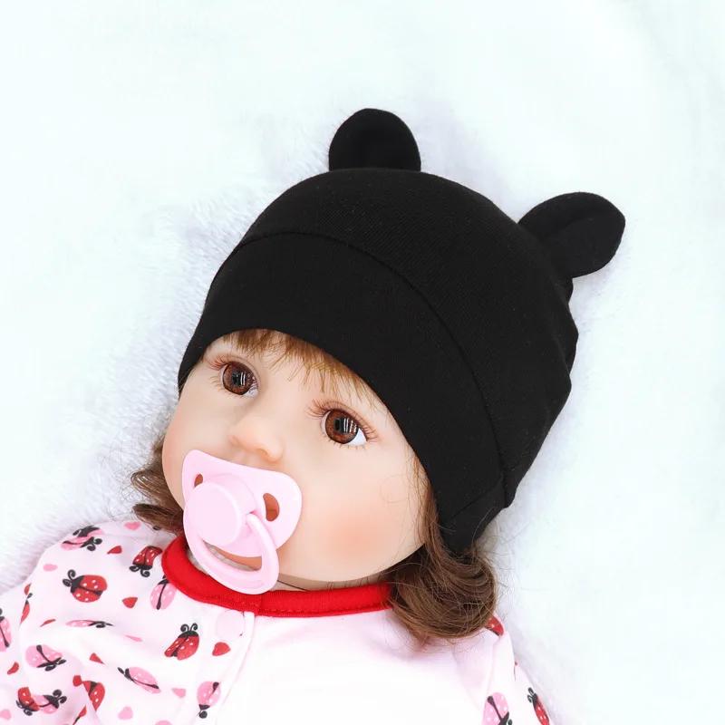 New Baby Hat For Boy Girl Fashion Ears Bonnet Cute Pography Props Hats Newborn Beanie Kids Outdoor Warm Knitted Beanie Cap