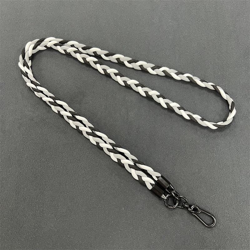 1Mm Polyester Woven Mobile Phone Lanyard Color Strap Rope Badge Camera Key Crossbody Diagonal Cross Hanging