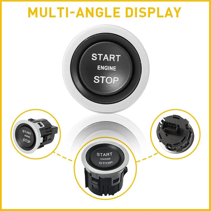 Car Ignition Stop Start Button Switch For Land Rover Range Rover 2013 2014 2015 2016 2017 218 2019 Lr094038 Accessories 4-Pin