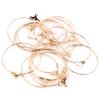 30pcs 20 25 30 35 40 45mm Hoop Earrings Big Circle Ear Wire Hoops Earrings Findings For DIY Jewelry Making Supplies Accessories
