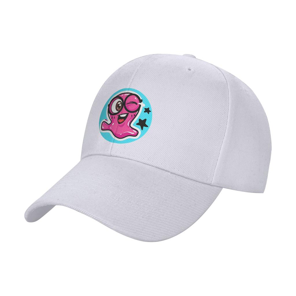 Fashion Slime Sam Curved Brim Baseball Cap Denim Dad Hat Visor Cap