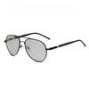 Pochromic Polarized Sunglasses for Men Women Color Changing Pilot Style Male Vintage UV400 Outdoor Driving Sun Glasses