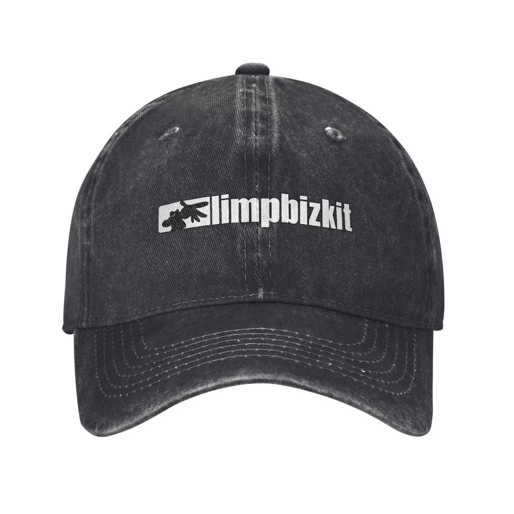 Vintage Limp Bizkit Baseball Cap Unisex Women Distressed Denim Washed Snapback Cap Band Outdoor Running Golf Adjustable Hats Cap