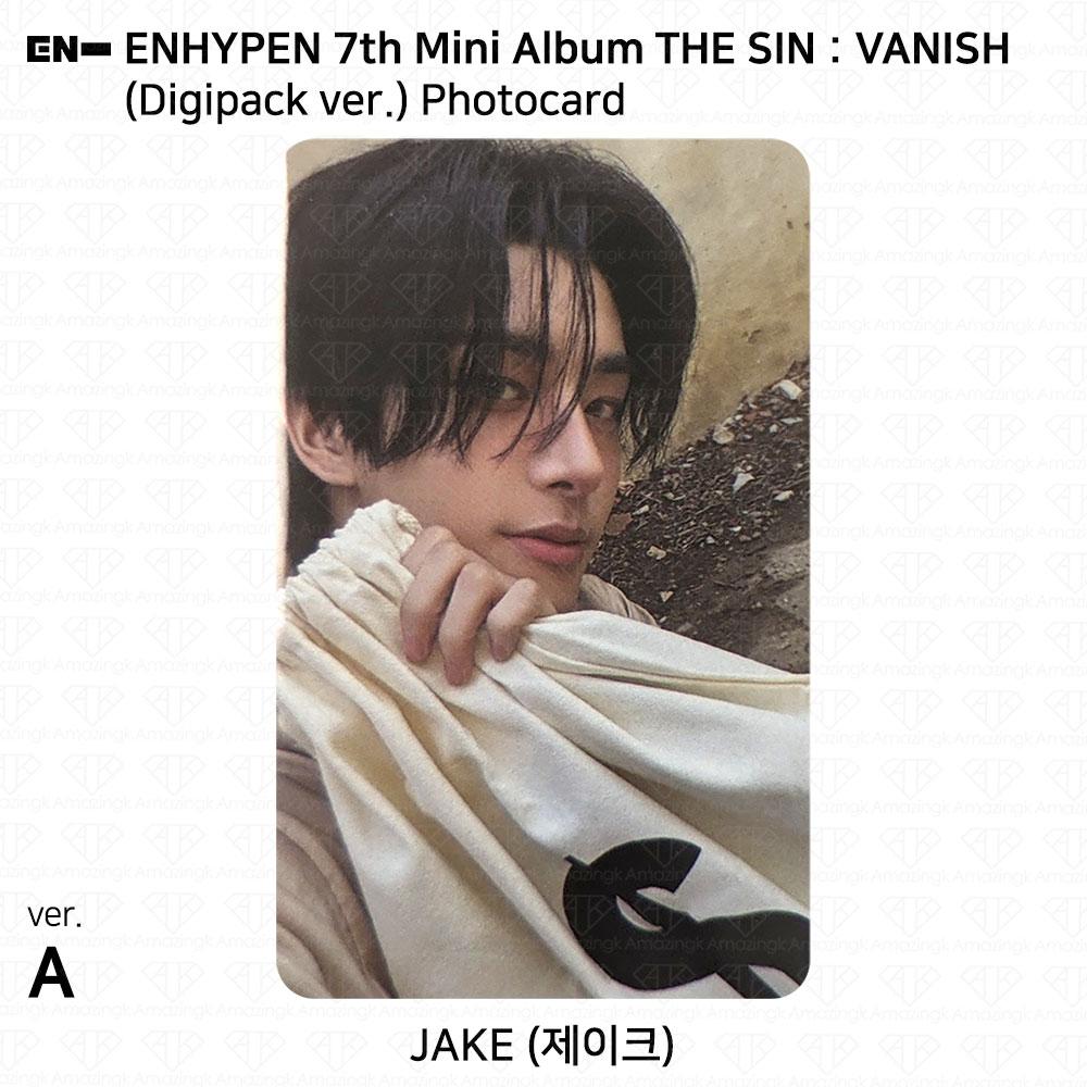 ENHYPEN Das 7. Mini-Album THE SIN:VANISH Digipack-Version. Fotokarte KPOP K-POP
