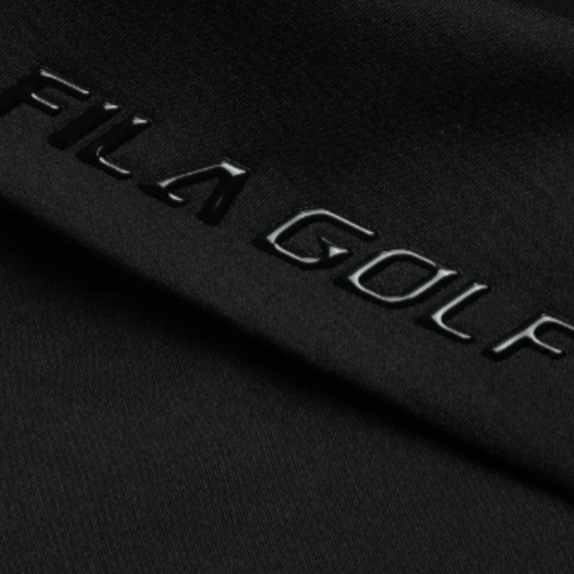 Fila Golf Polo Shirt Men's Pitch Black A61M425103F-BK