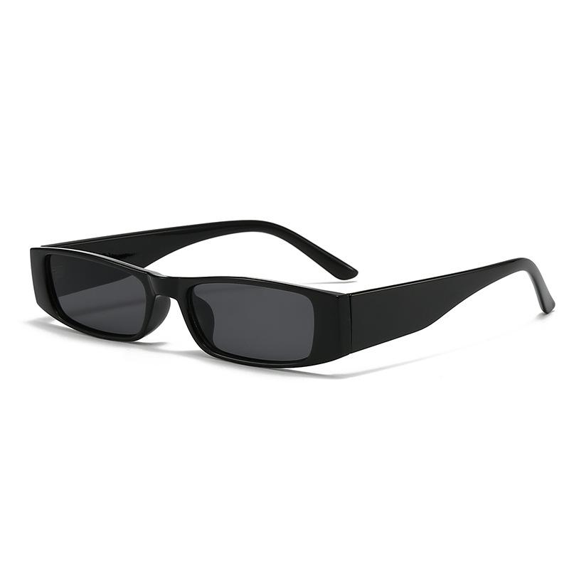 

Small Frame Rectangle Sunglasses For Women Fashion Outdoor Glasses Simple Trendy Casual Female Photography Accessory Eyewear As picture чорний